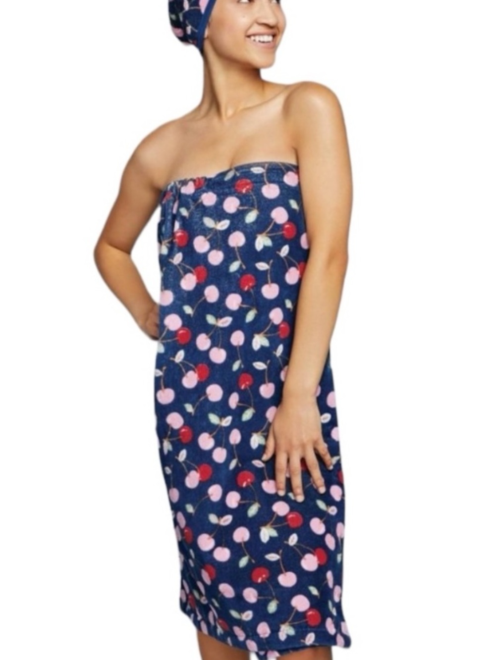 Cherry Body Wrap Style Bathing Shower Towel
